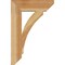 Ekena Millwork Thorton Slat Rough Sawn Bracket, Western Red Cedar, 4"W x 16"D x 24"H BKT04X16X24THR06RWR - alternate 3